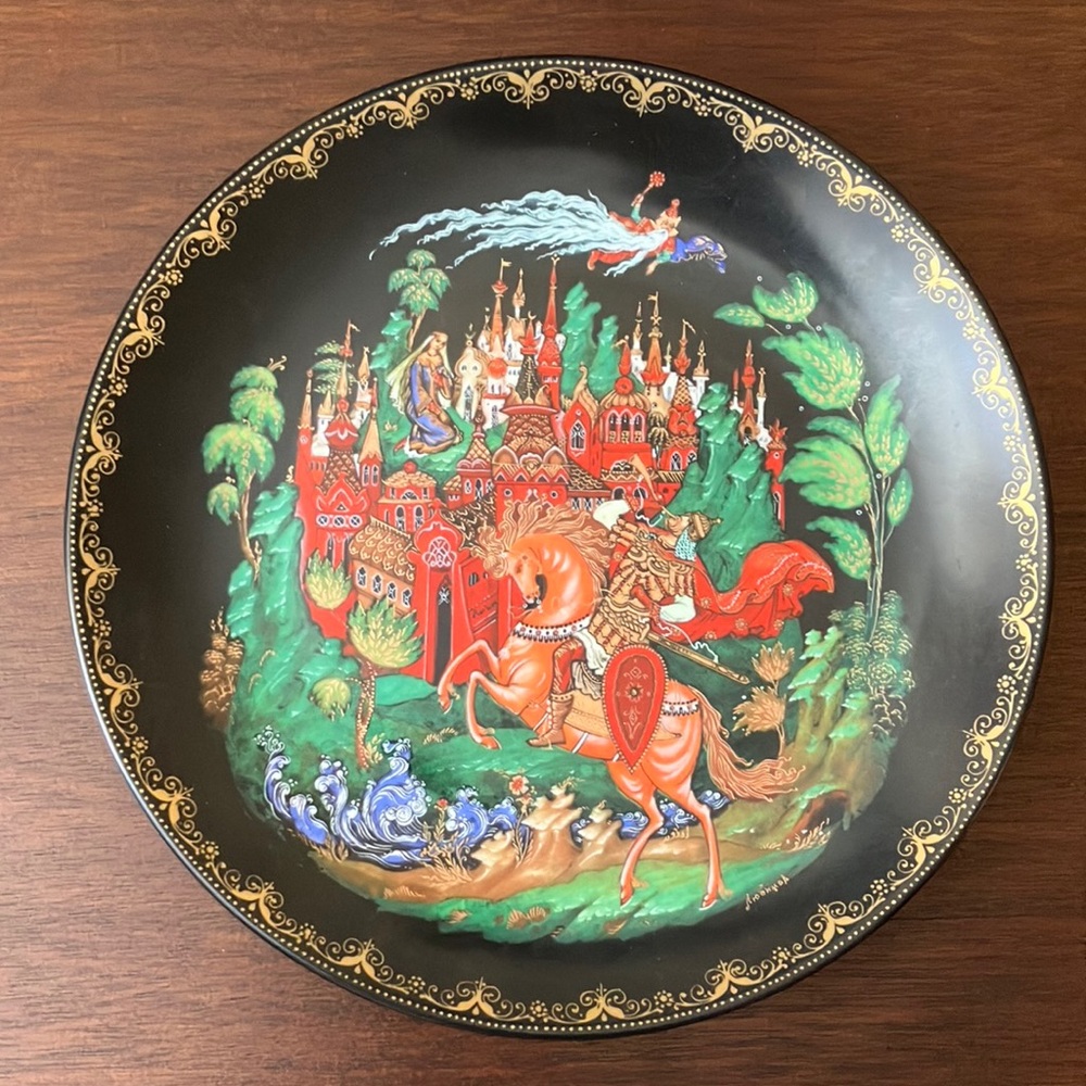 Russian Legends decorative plate